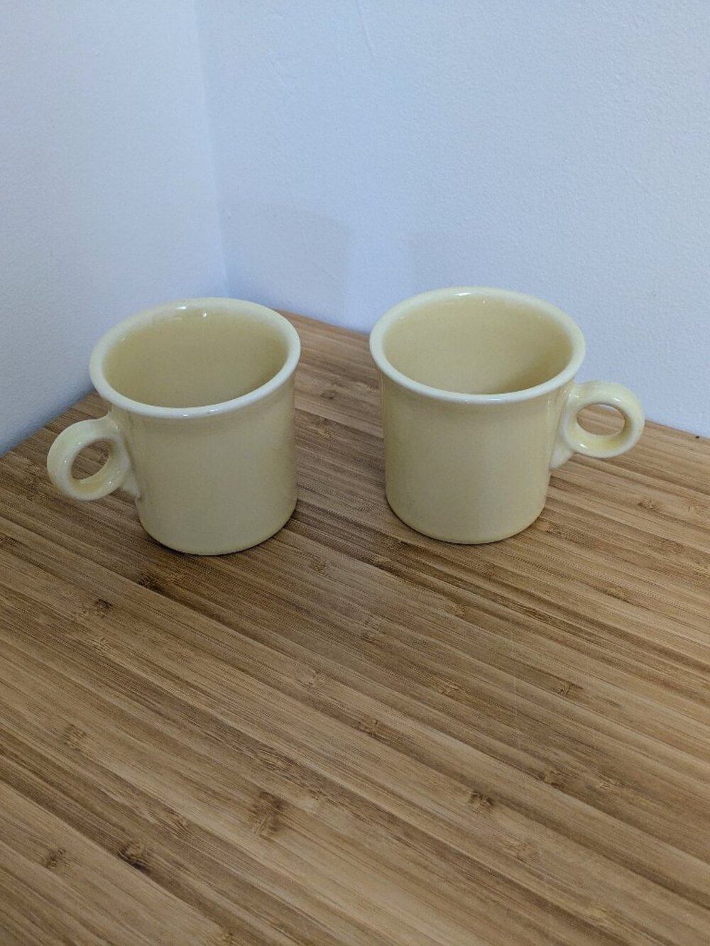 Pair of Fiestaware Ivory Mugs – Discontinued Color
